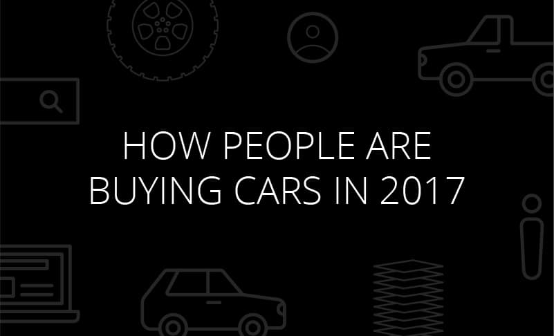 How People Are Buying Cars in 2017 Infographic