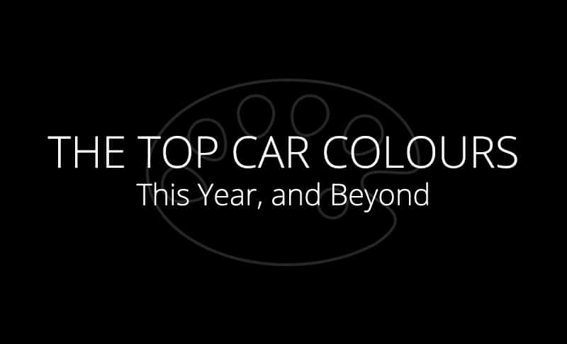 Most Popular Car Colours Infographic