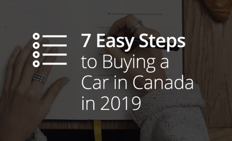 7 Easy Steps to Buying a Car in Canada in 2019