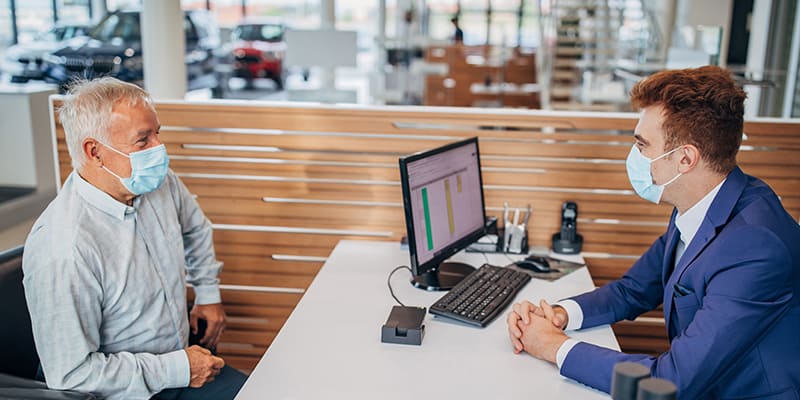 covid friendly car dealership